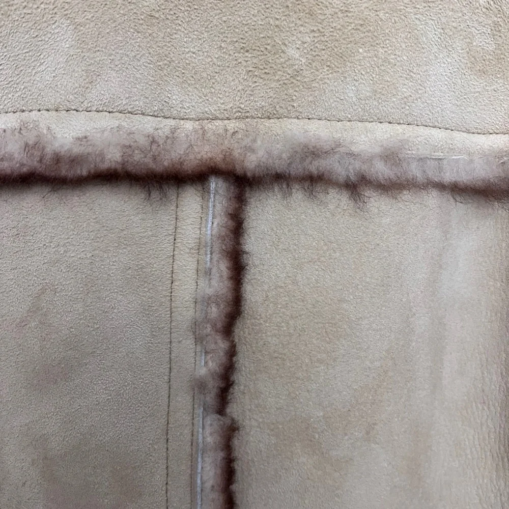 Pristine Vintage Stratojac Sheepskin Shearling Leather Jacket Sz 40 - Picture 11 of 16